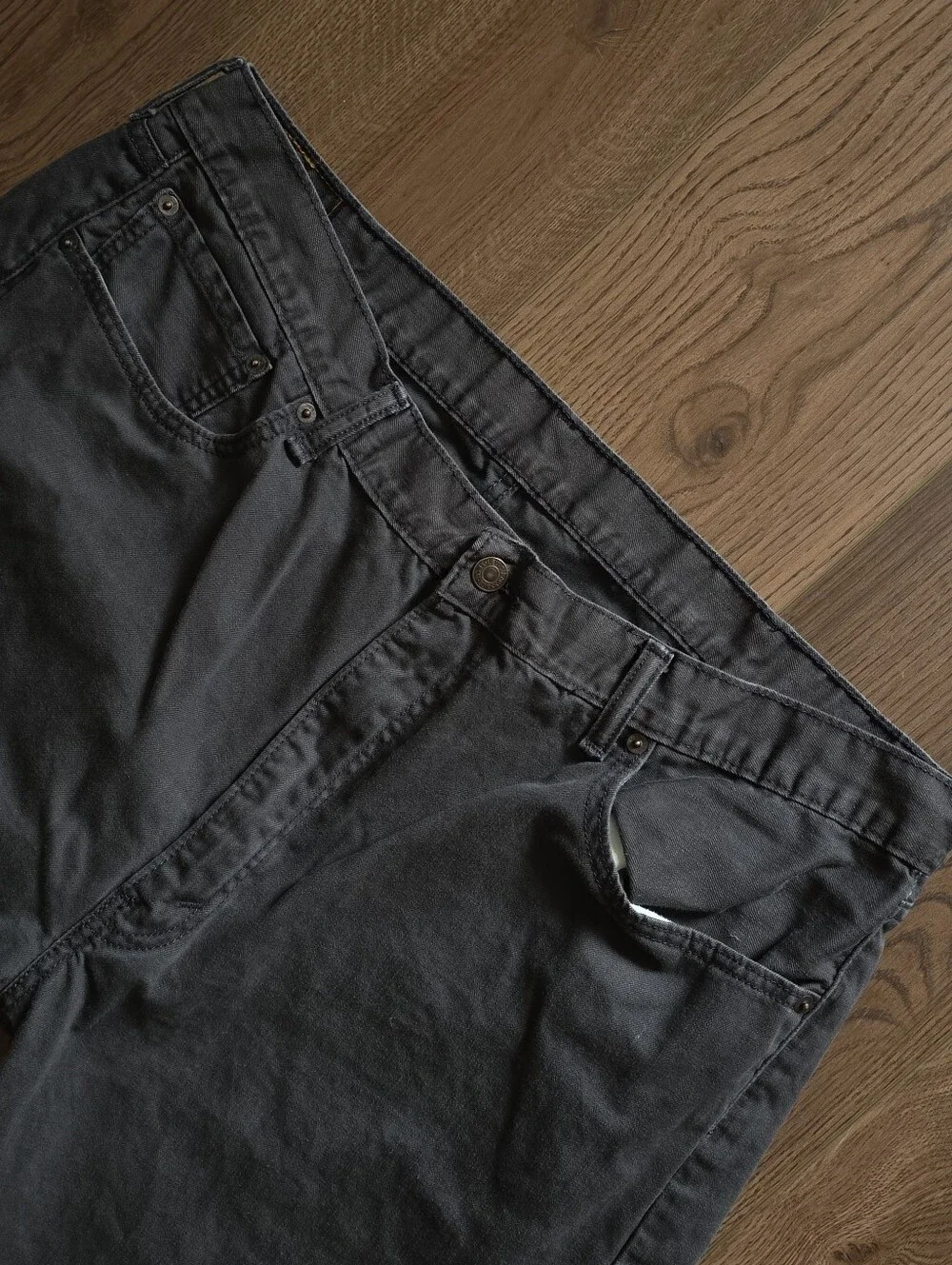 Levi's - 505 Regular Fit Straight Leg Jeans - 42x32 - Graphite Grey